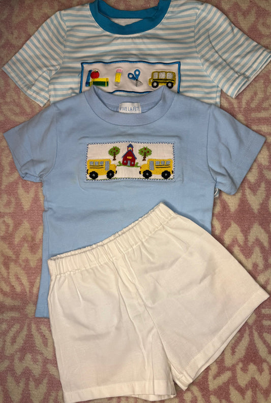 12/18M Back To School Short Set Bundle