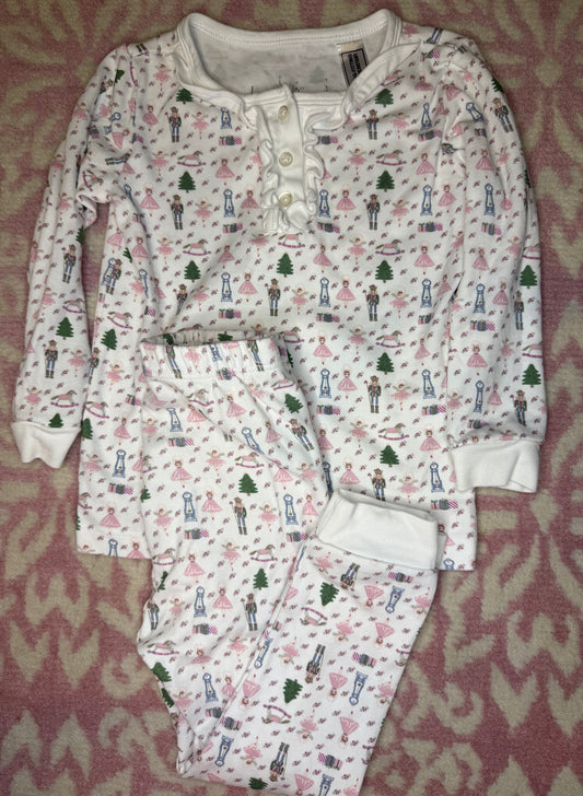 3T Lilah Hayes Nutcracker Pajama Set