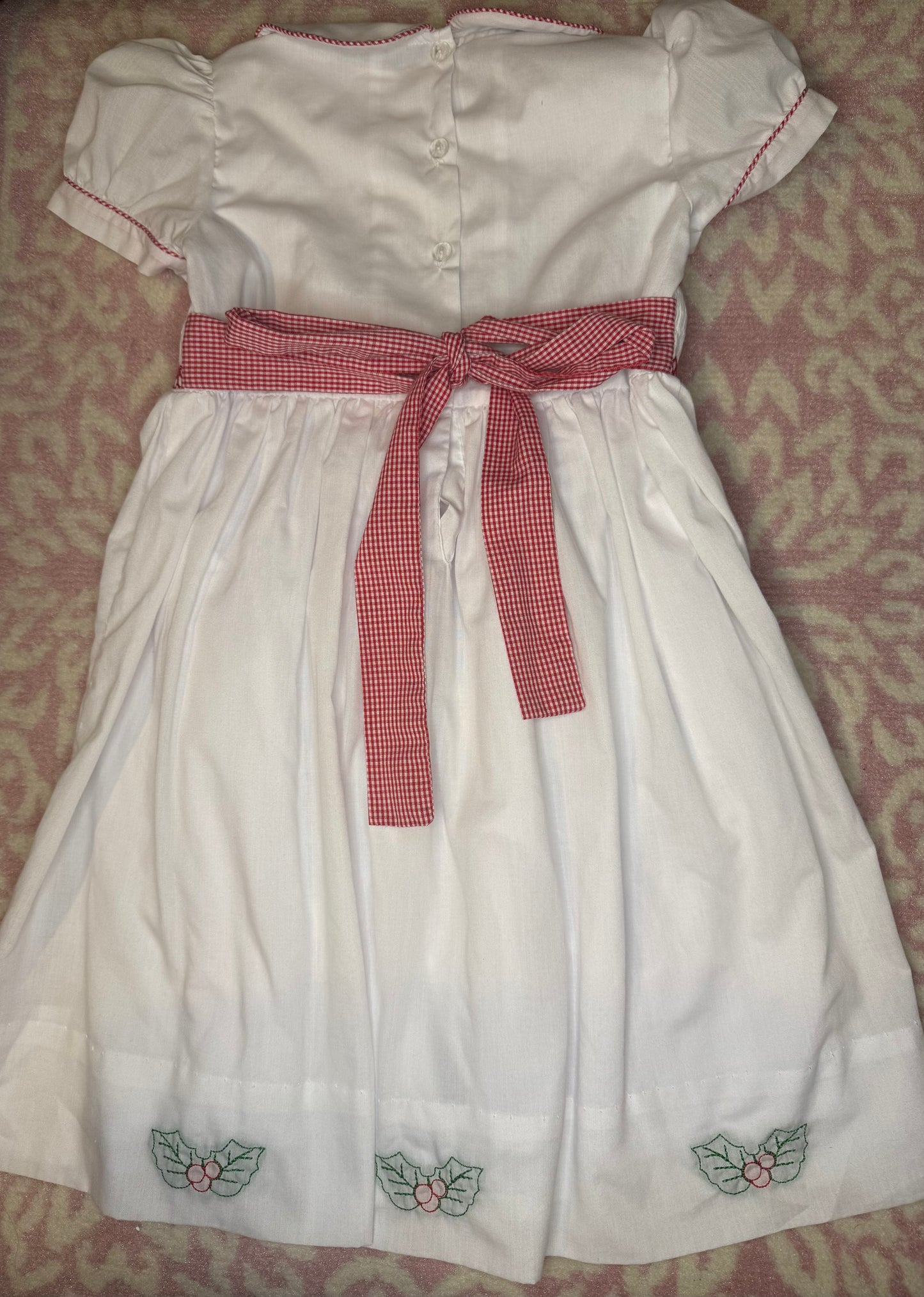 Sz 6 Marco & Lizzy Smocked Holly Dress