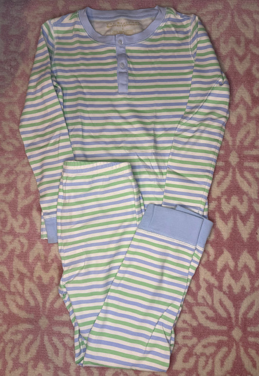 Sz 6 TBBC Sutton's Sweet Dream Set - Kennedy Cruise Stripe (Beale Street Blue) with Beale Street Blue