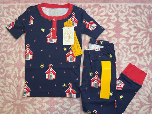 12 TBBC Suttons Short Sleeve Set in Happy Little School House