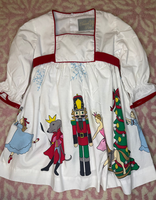 18M Eleanor Rose Nutcracker Wrap Around Christmas Dress