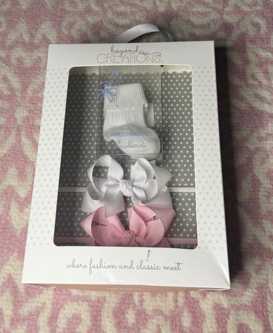 Beyond Creations Bow Bundle + Socks Box