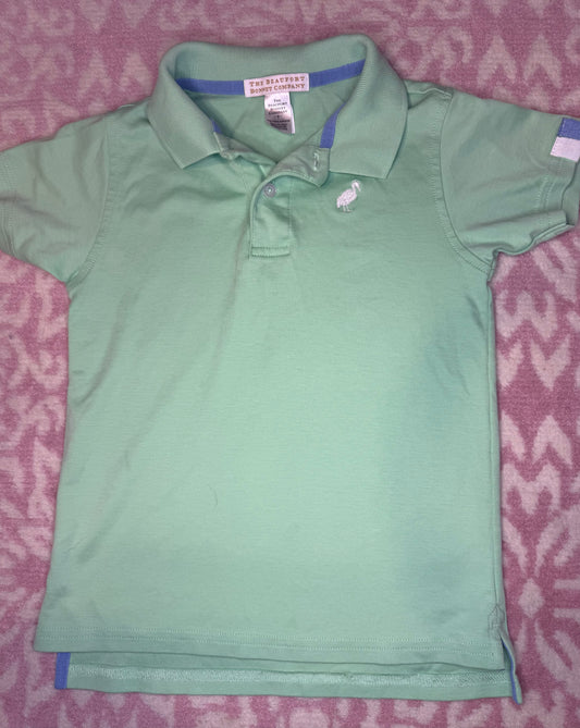 Sz 5 TBBC Prim & Proper Polo Grace Bay Green