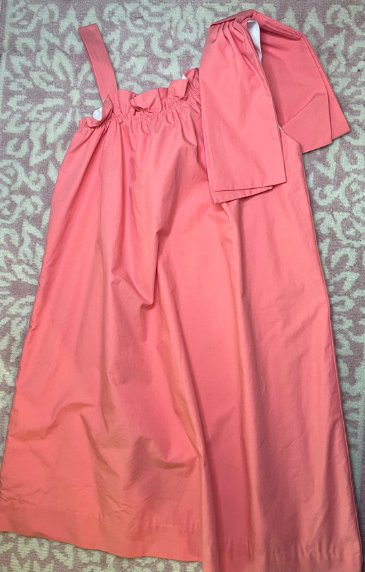 14 TBBC Bow Shoulder Coral Dress