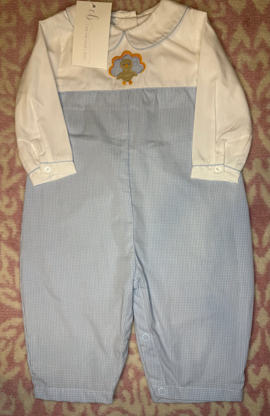 9M Petit Ami Turkey Long Romper