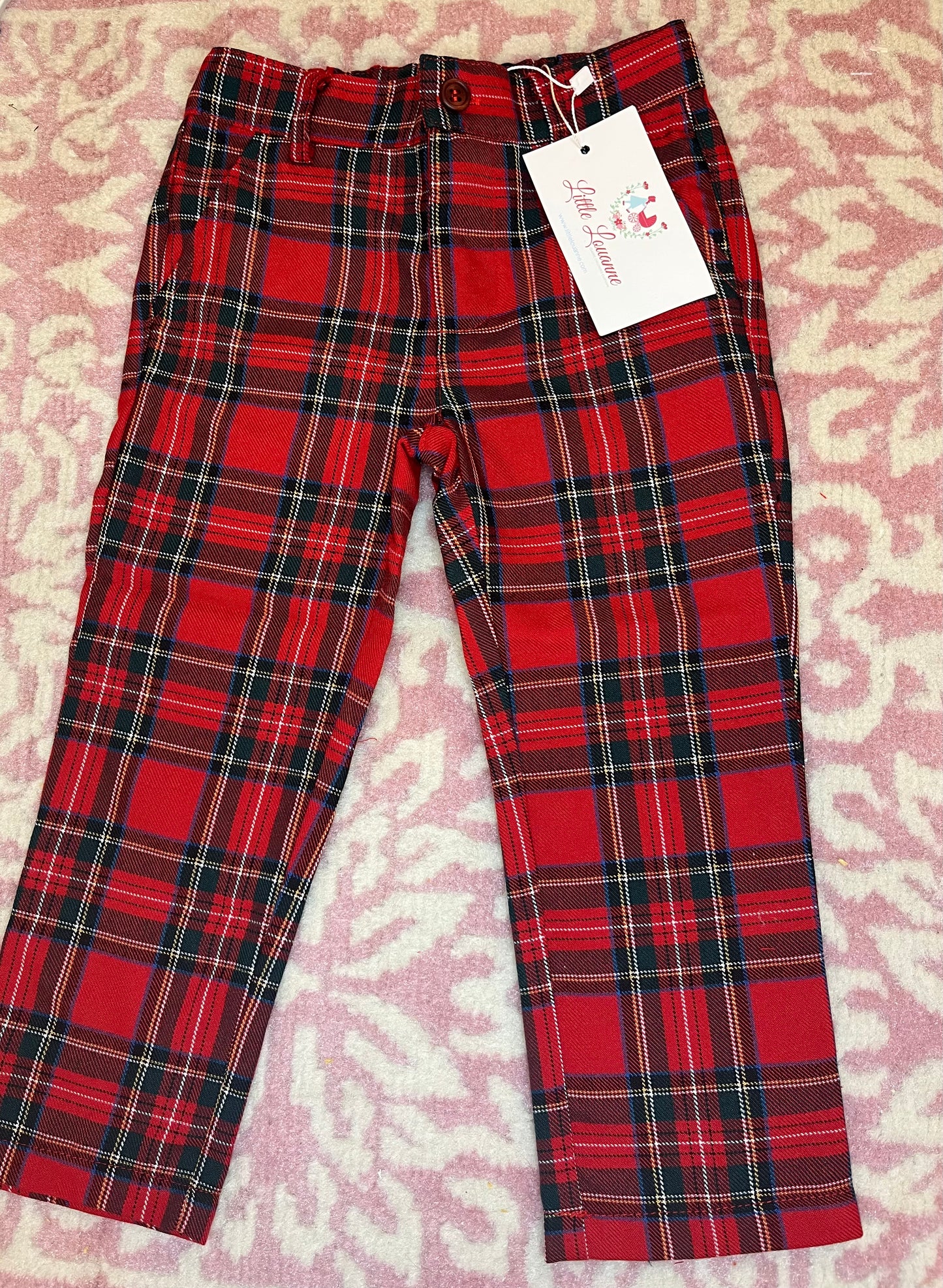 Sz 6 Little Louanne Tartan Pants