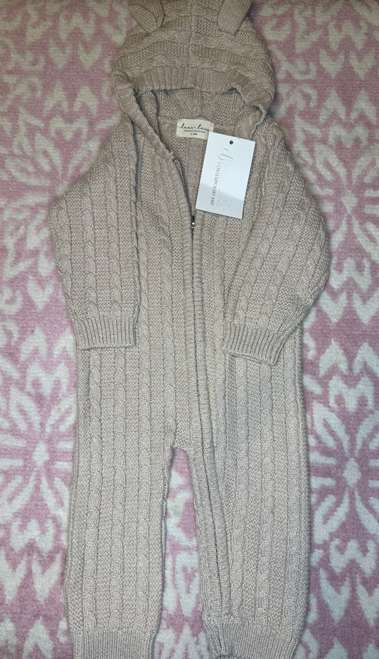 3/6M Luna + Luca Knitted Jumpsuit