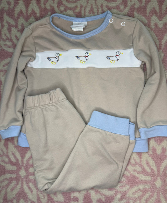 18M Lullaby Set Duck Pant Set