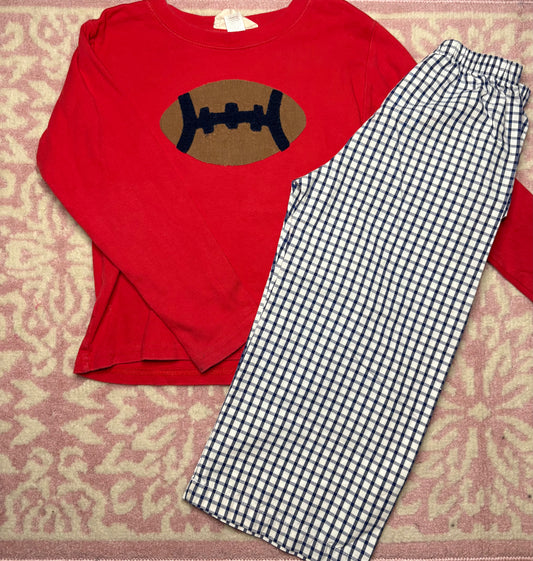 4 Hannah Kate LS Football Tee