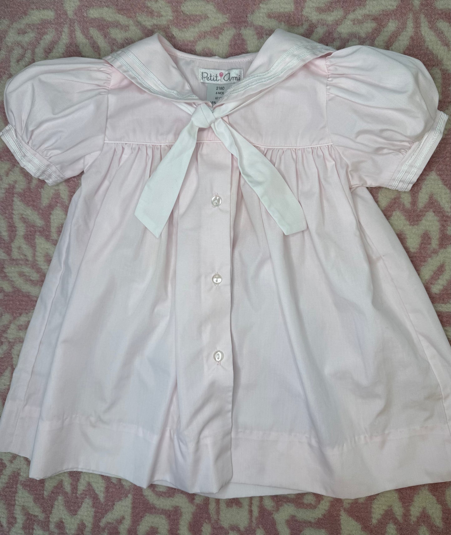 6M Petit Ami Pink Sailor Dress