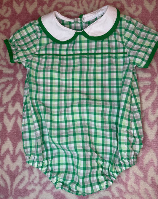12M Bella Bliss Green Check Bubble