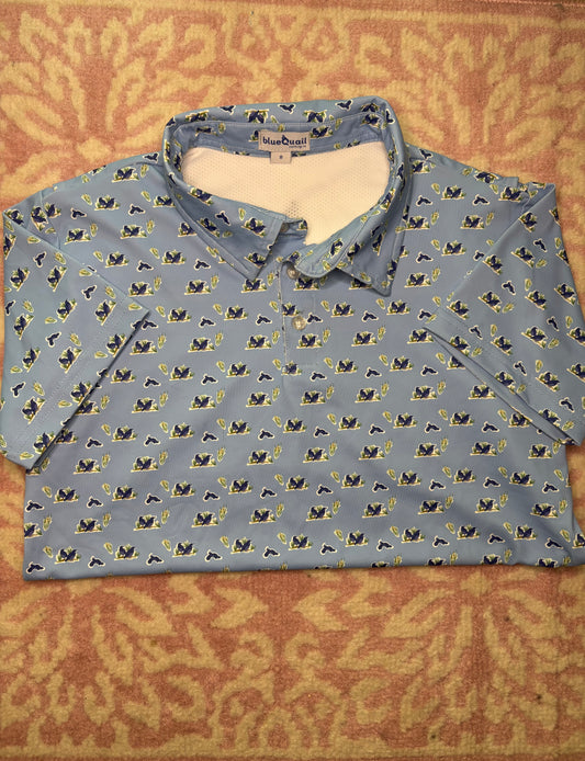 8 Blue Quail Athletic Polo