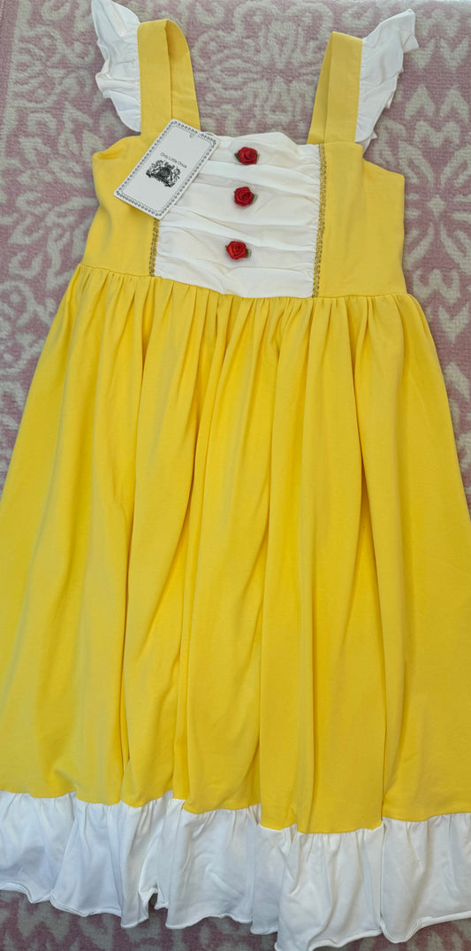 Sz 12 Only Little Once Belle Disney Dress