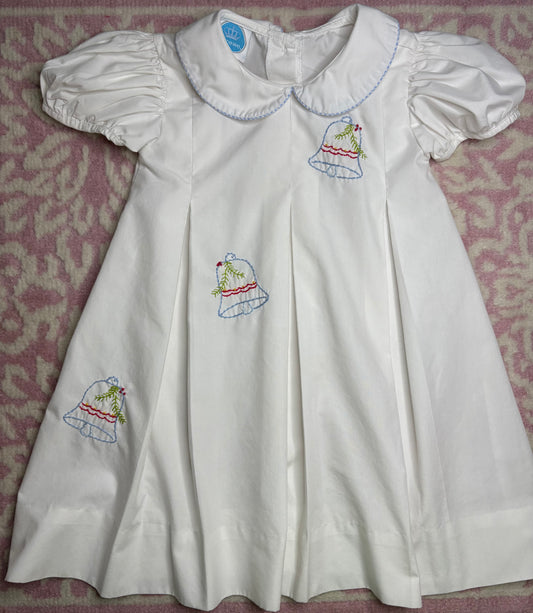2T Krewe Christmas Belles Embroidered Dress