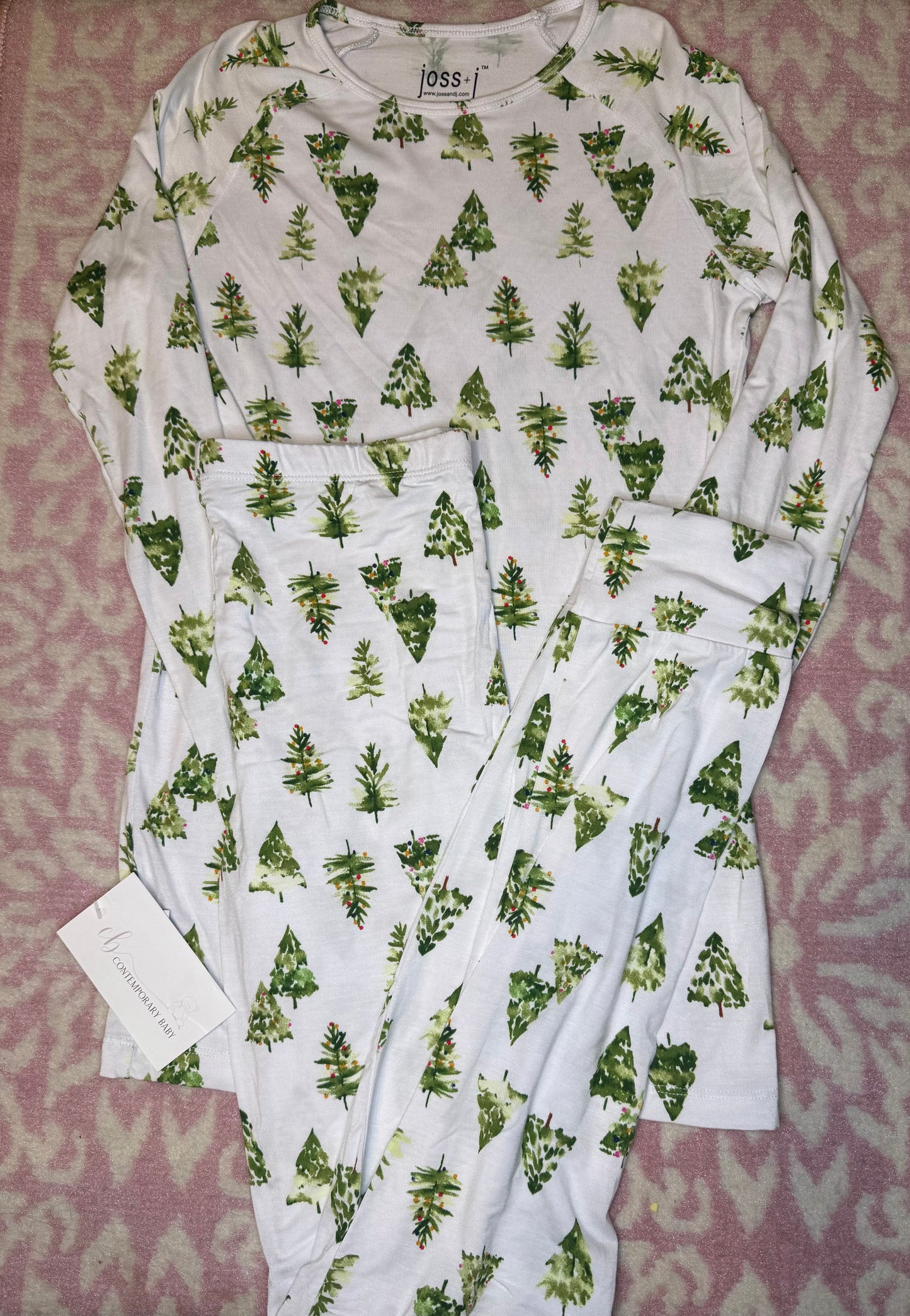 11/12 Joss + J Christmas Tree Pajama Set