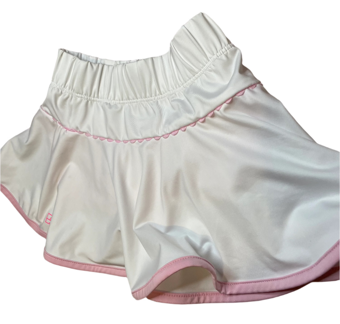 Sz 4T Set Pink & White Ric Rac Skort