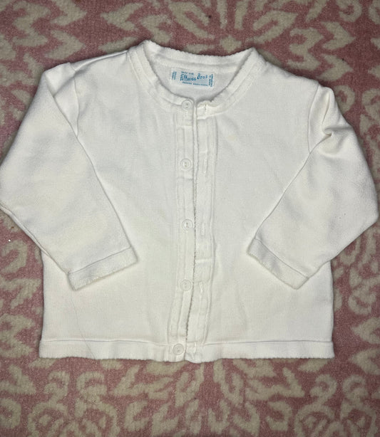 24M Feltman Bros White Cardigan