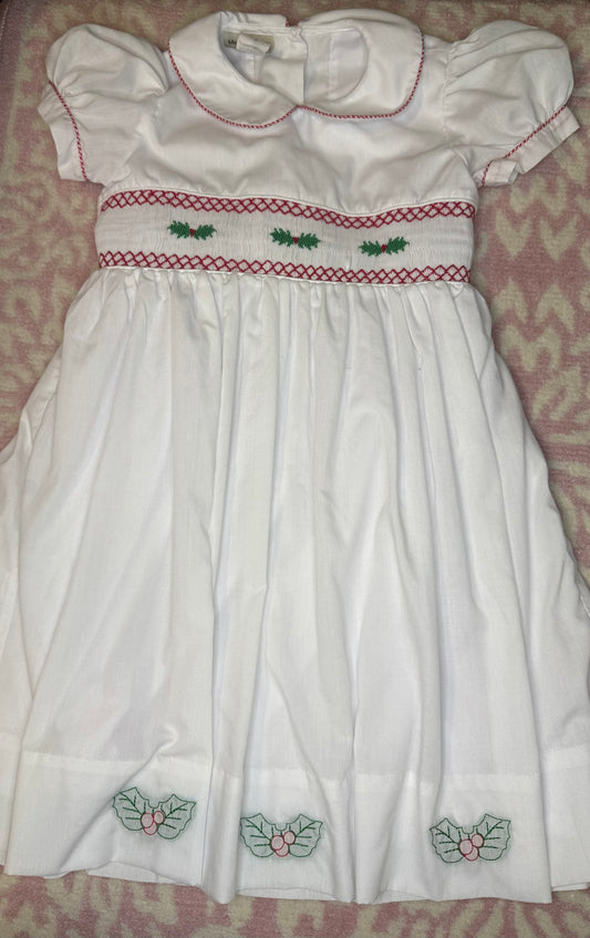 Sz 6 Marco & Lizzy Smocked Holly Dress