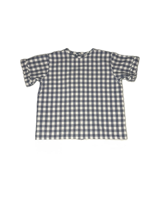 4 Hannah Kate Grey Gingham Top