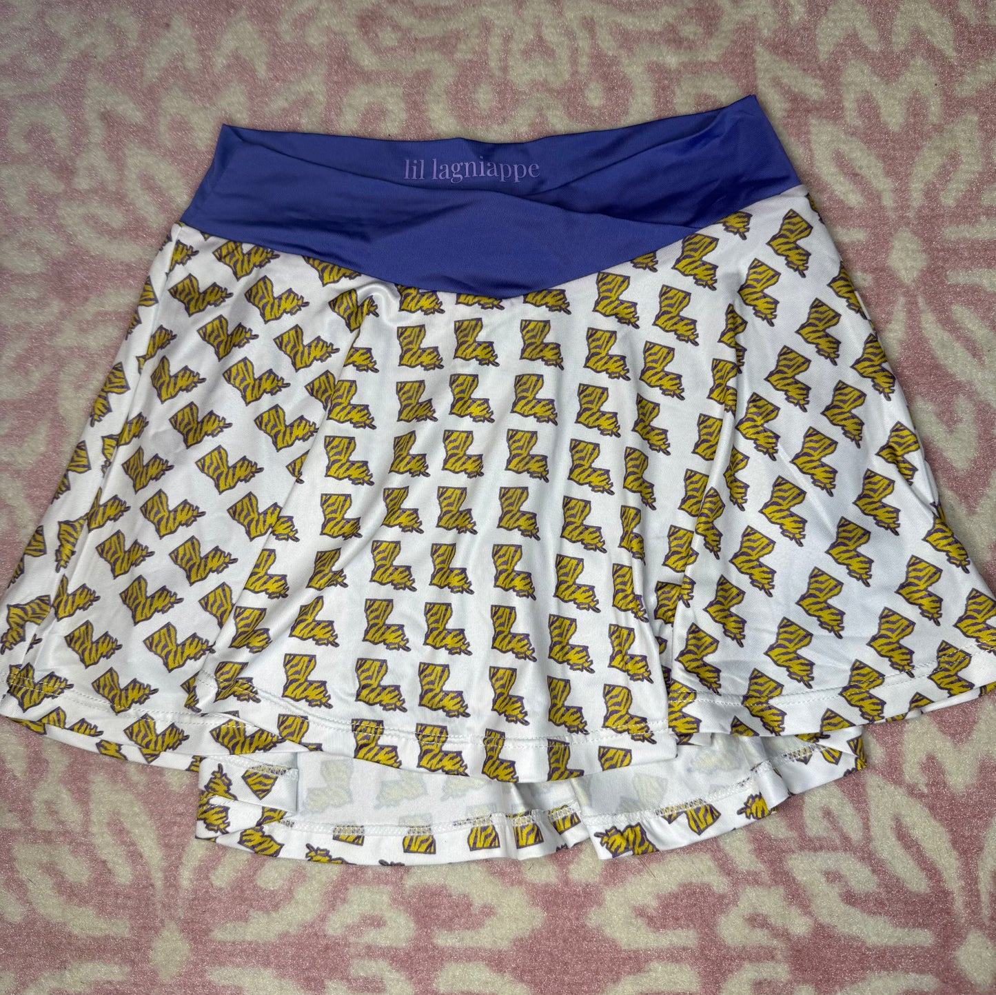 Sz 8 Lil Lagniappe LSU Skort