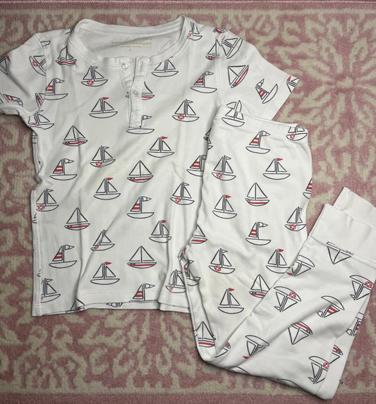 12 TBBC Sailboat SS Pajamas