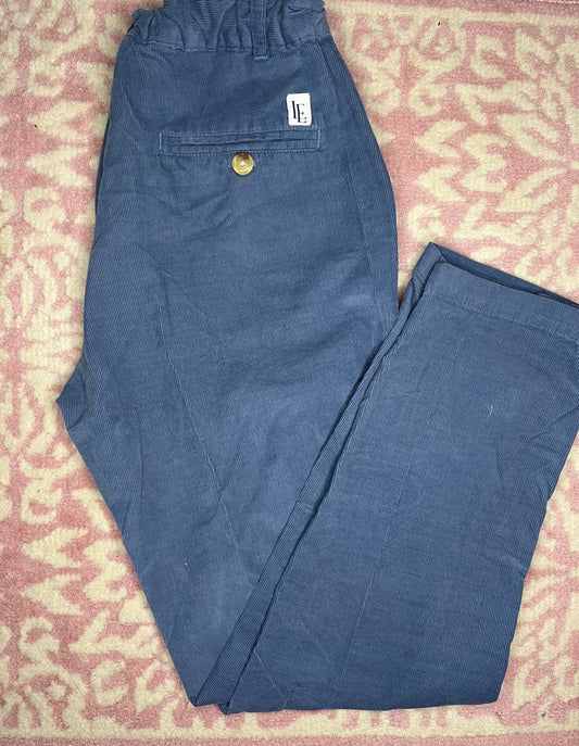12 Little English Navy Cord Pants