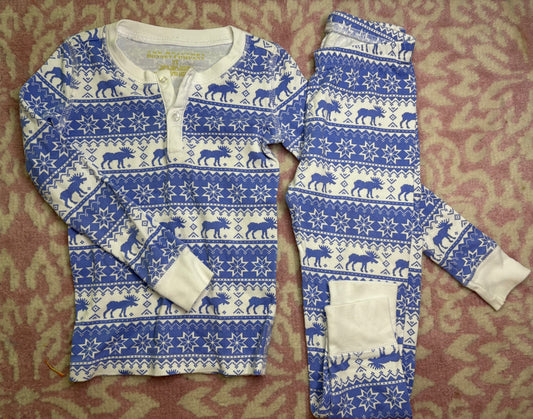 3T TBBC Suttons Sweet Dreams Frosty Fairisle (Blue) with Worth Avenue White