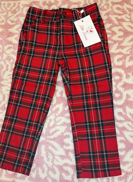 Sz 4 Little Louanne Tartan Pants