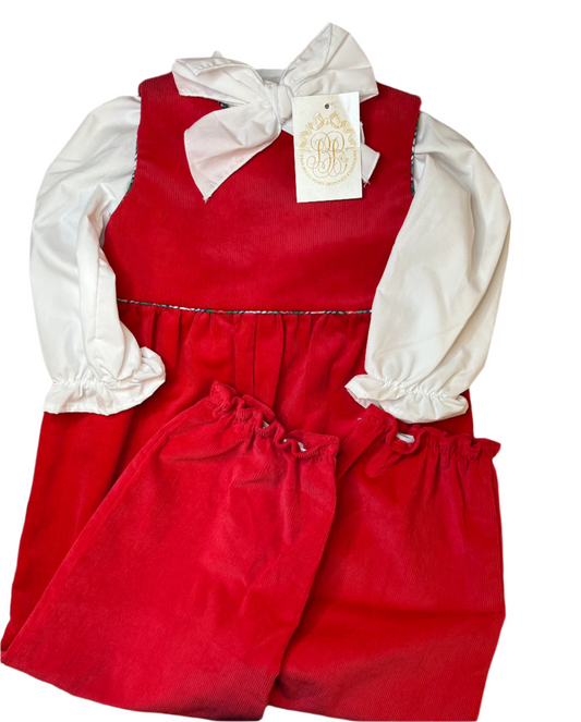 3T TBBC Beatrice Bow Blouse         3T TBBC S/L Rebecca Cord Romper