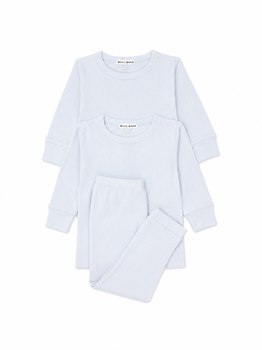 4T Milly Marie Blue Knit Pant Set Bundle