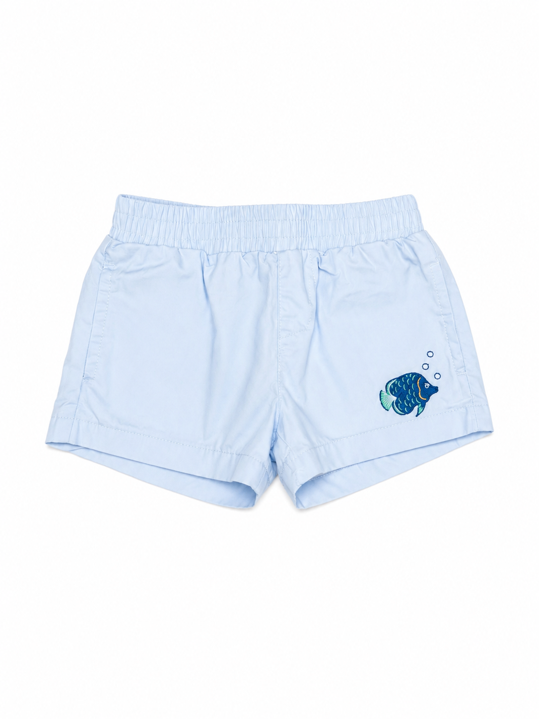 2T TBBC Sheffield Shorts Buckhead Blue with Fish Applique