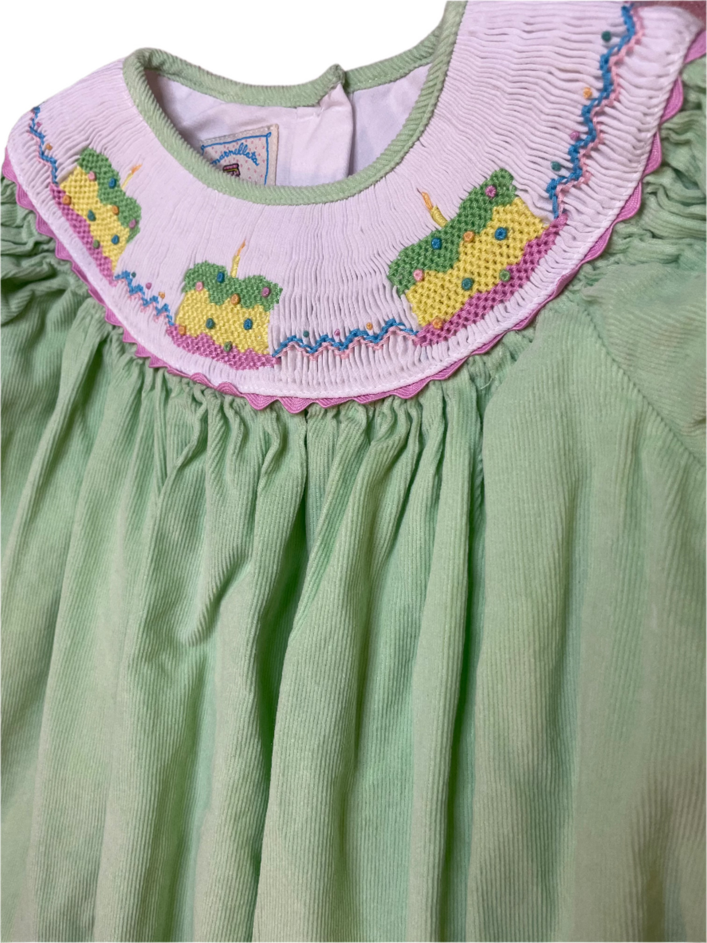 Sz 4T Maxmellata Vintage Birthday Cake Dress