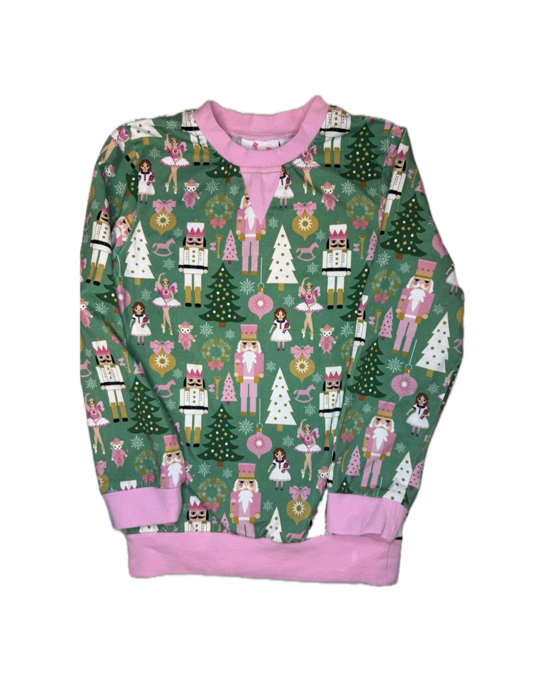 Girl 6 Little Louanne Nutcracker Crew Sweatshirt