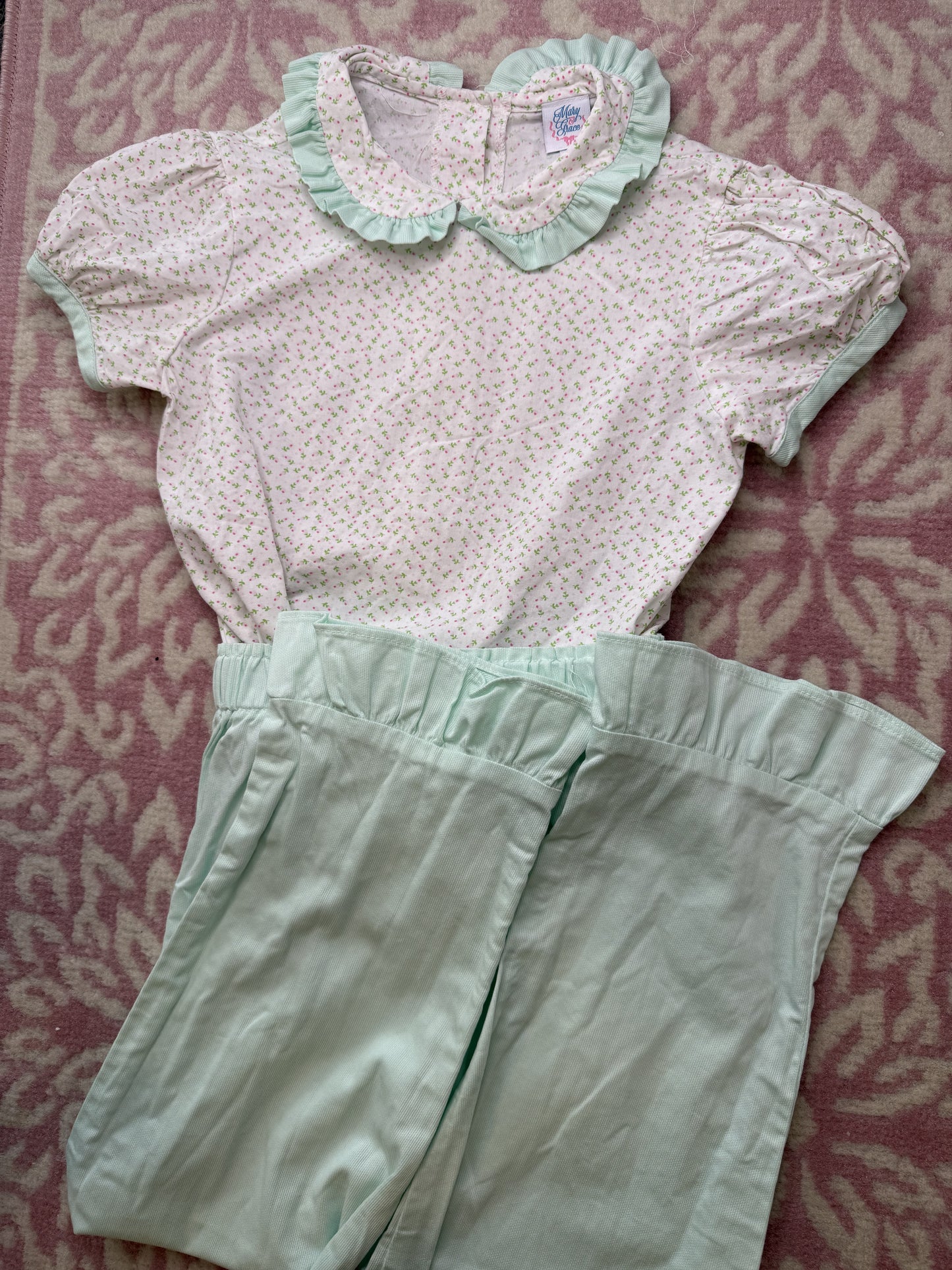 Sz 6 Mary & Grace Floral Pant Set