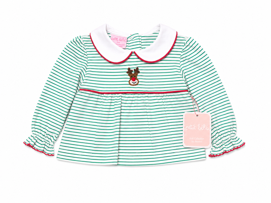 3M Petit Bebe Reindeer Knit Top