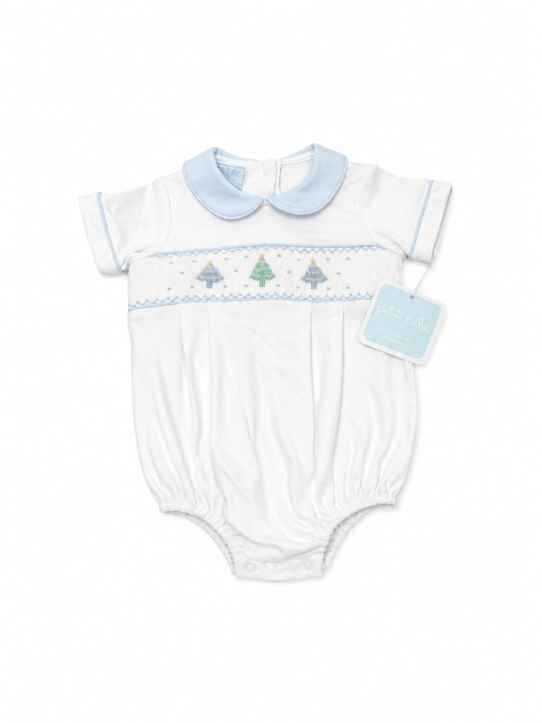6M Petit Bebe Christmas Tree Knit Bubble