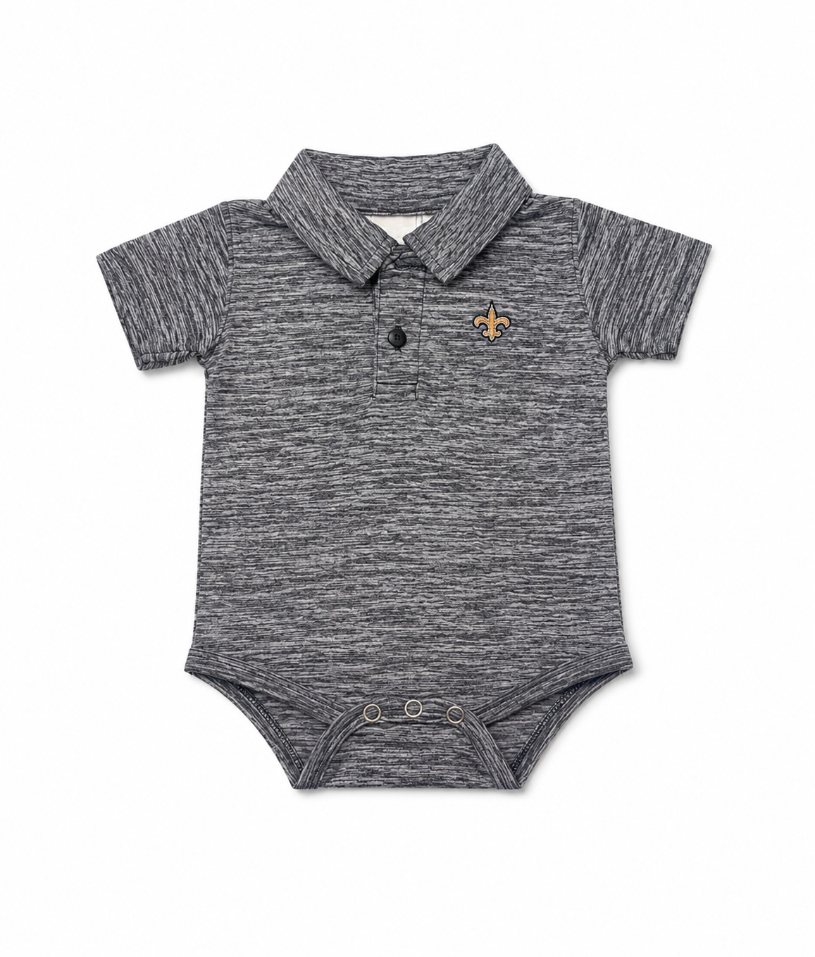NB Two Feet Ahead Saints Athletic Polo Onesie