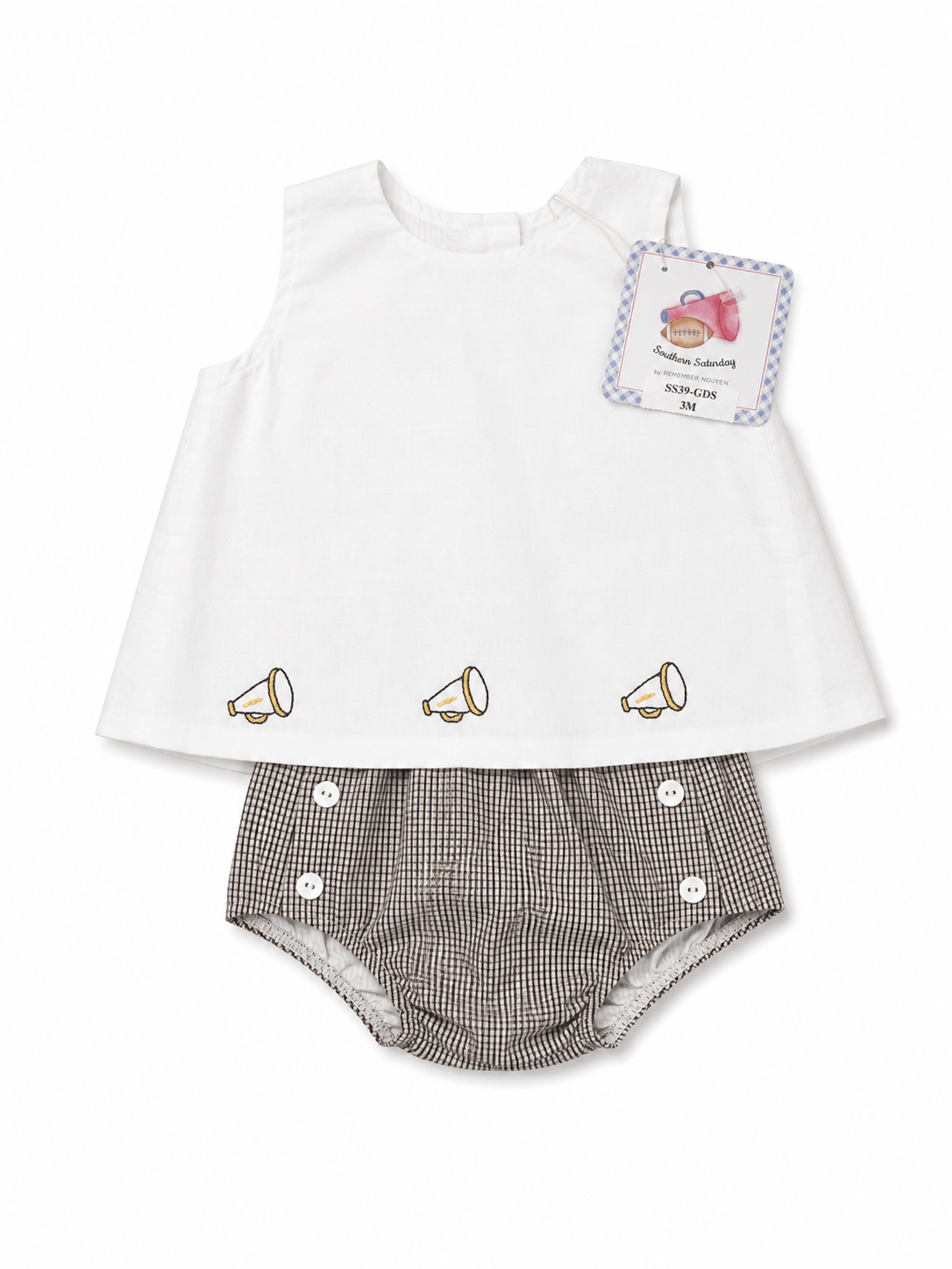 3M Southern Saturday Saints Diaper Set
