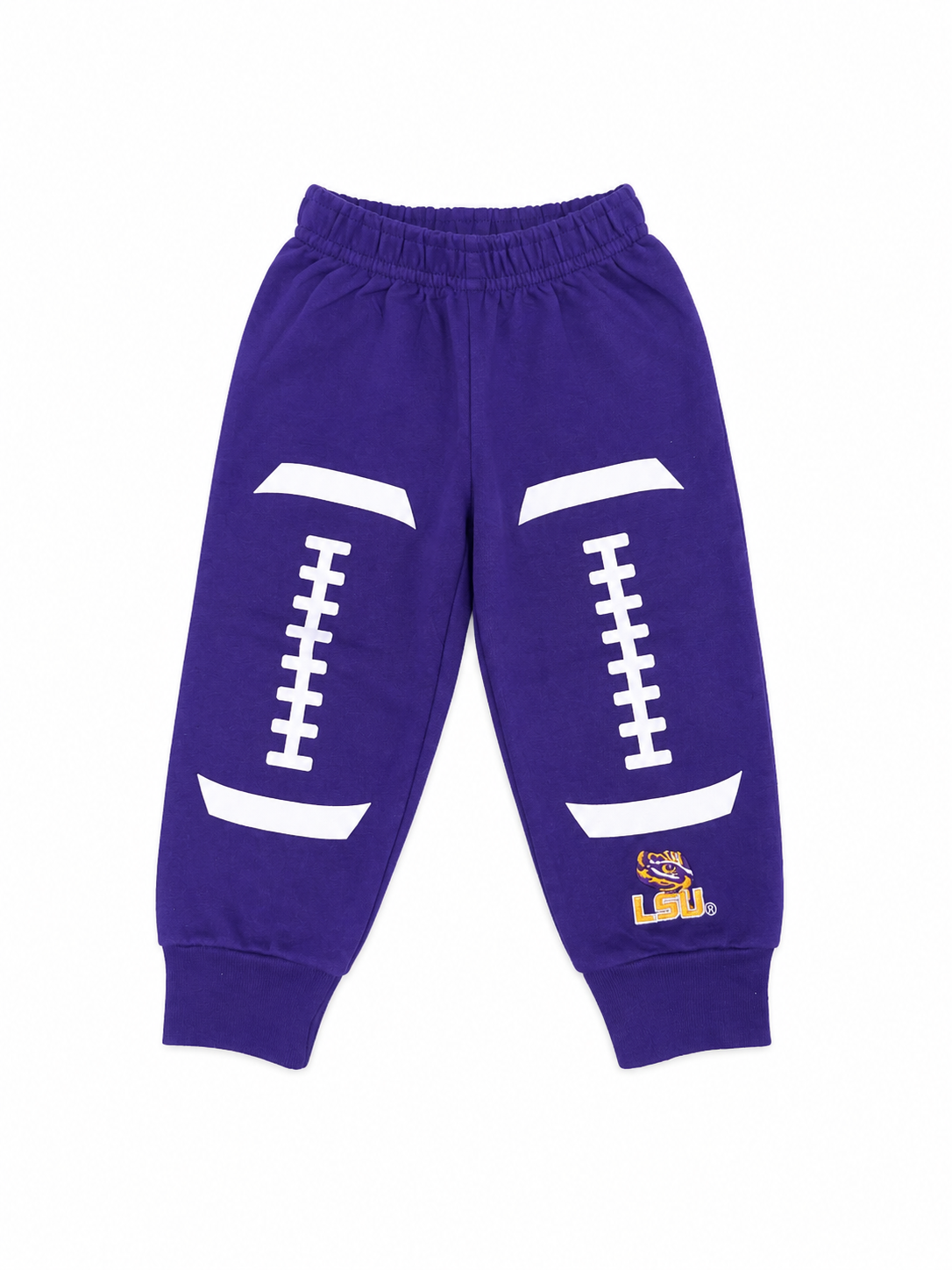 6/9M Creative Knitwear LSU Football Sweatpants