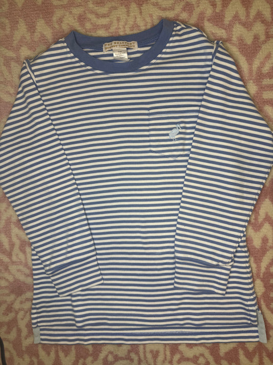 Sz 5 TBBC Carter LS Crewneck Barbados Blue