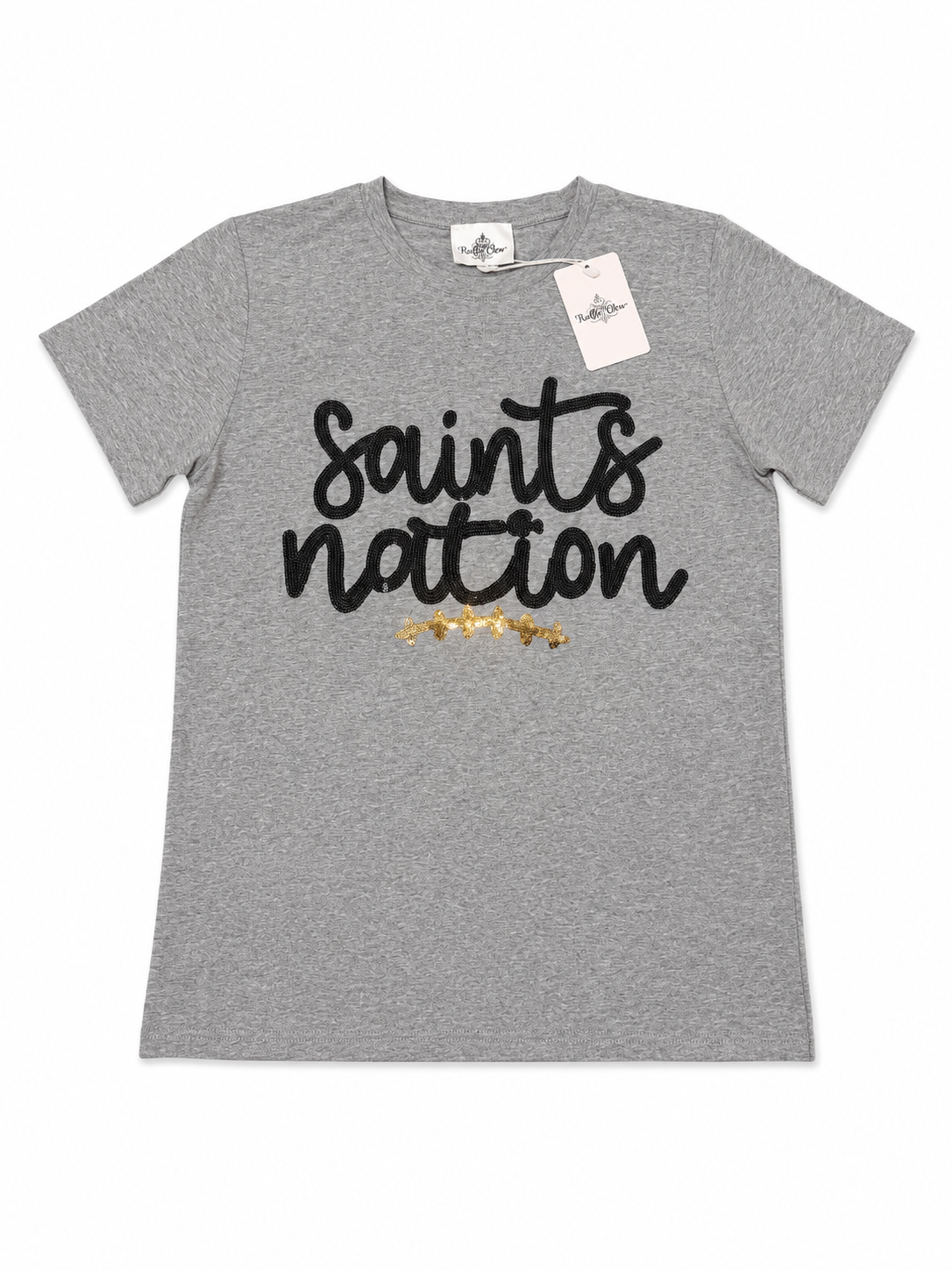 14 Belle Cher Saints Nation Sequin Tee