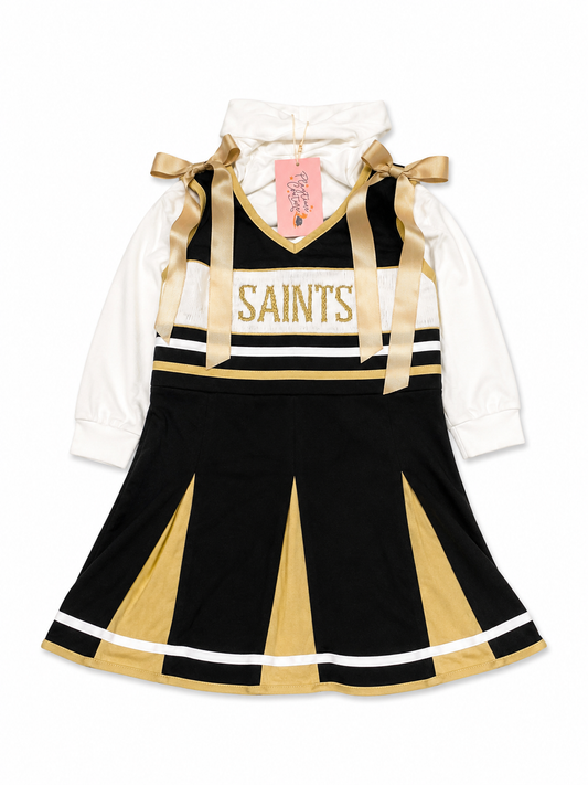 Playtime Couture Saints Cheerleader Dress Set