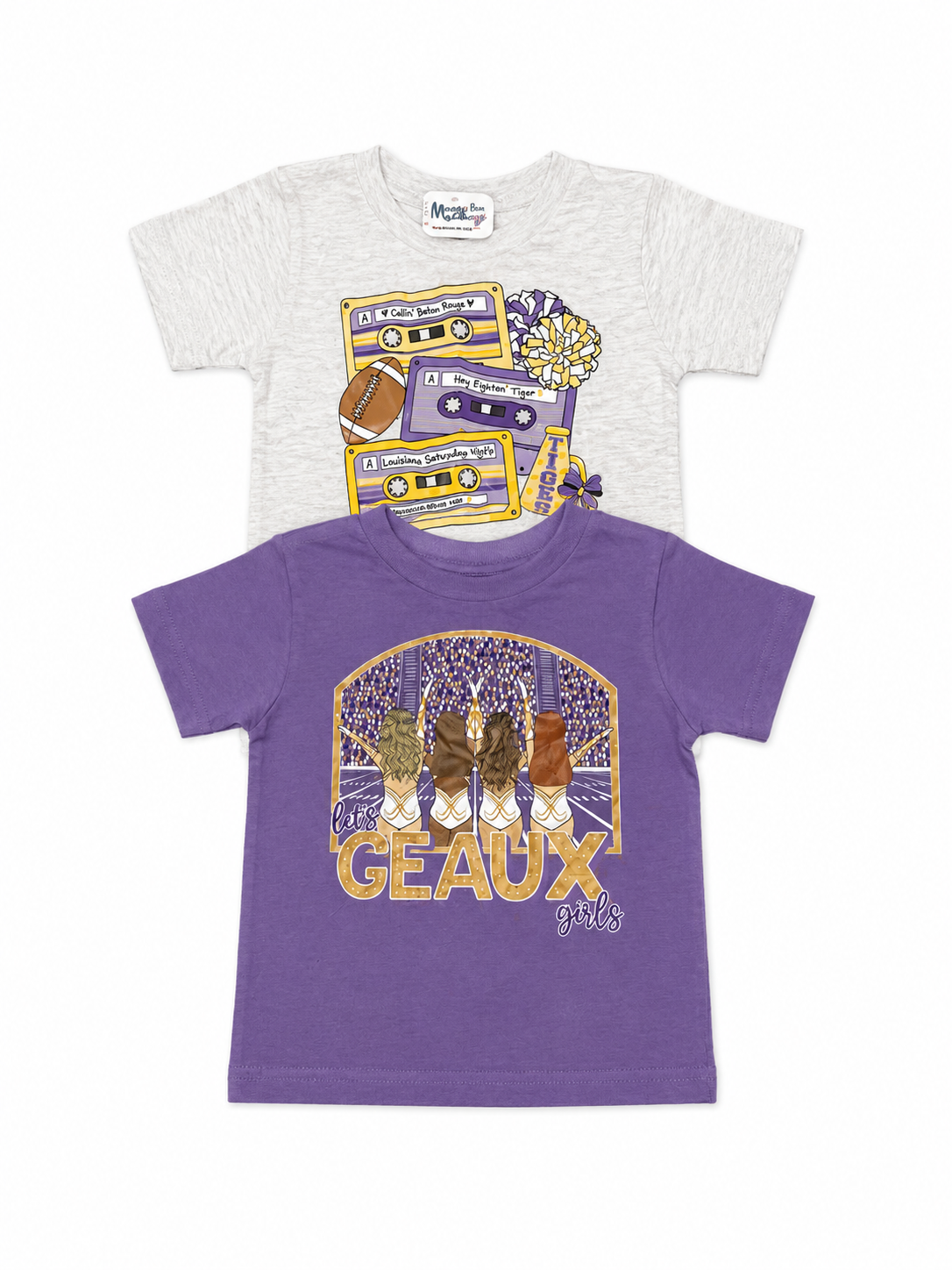 2T Magnolia Mudbugs LSU Girl Tee Bundle