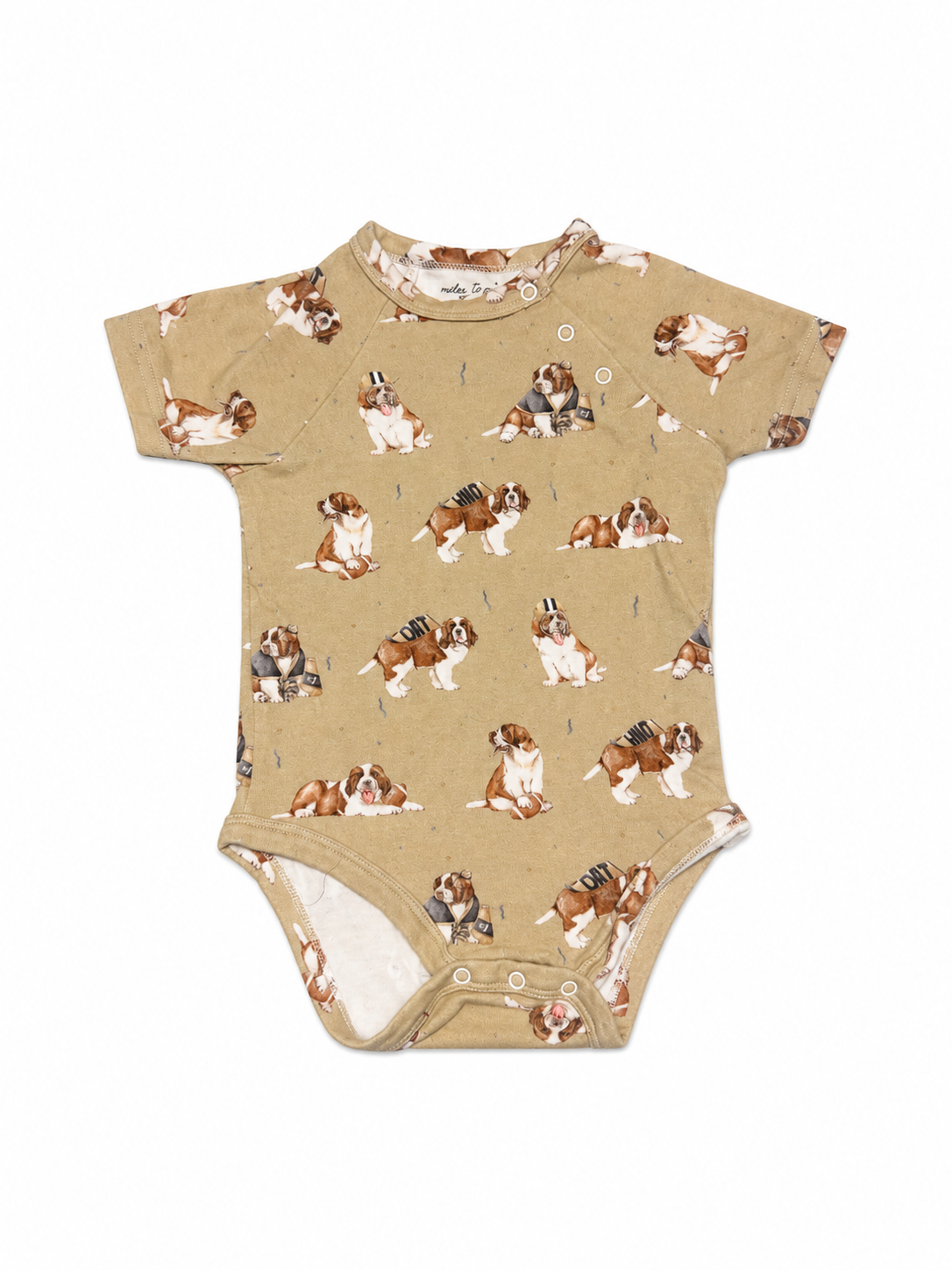 6/12M Nola Tawk Who Dat Puppy Onesie