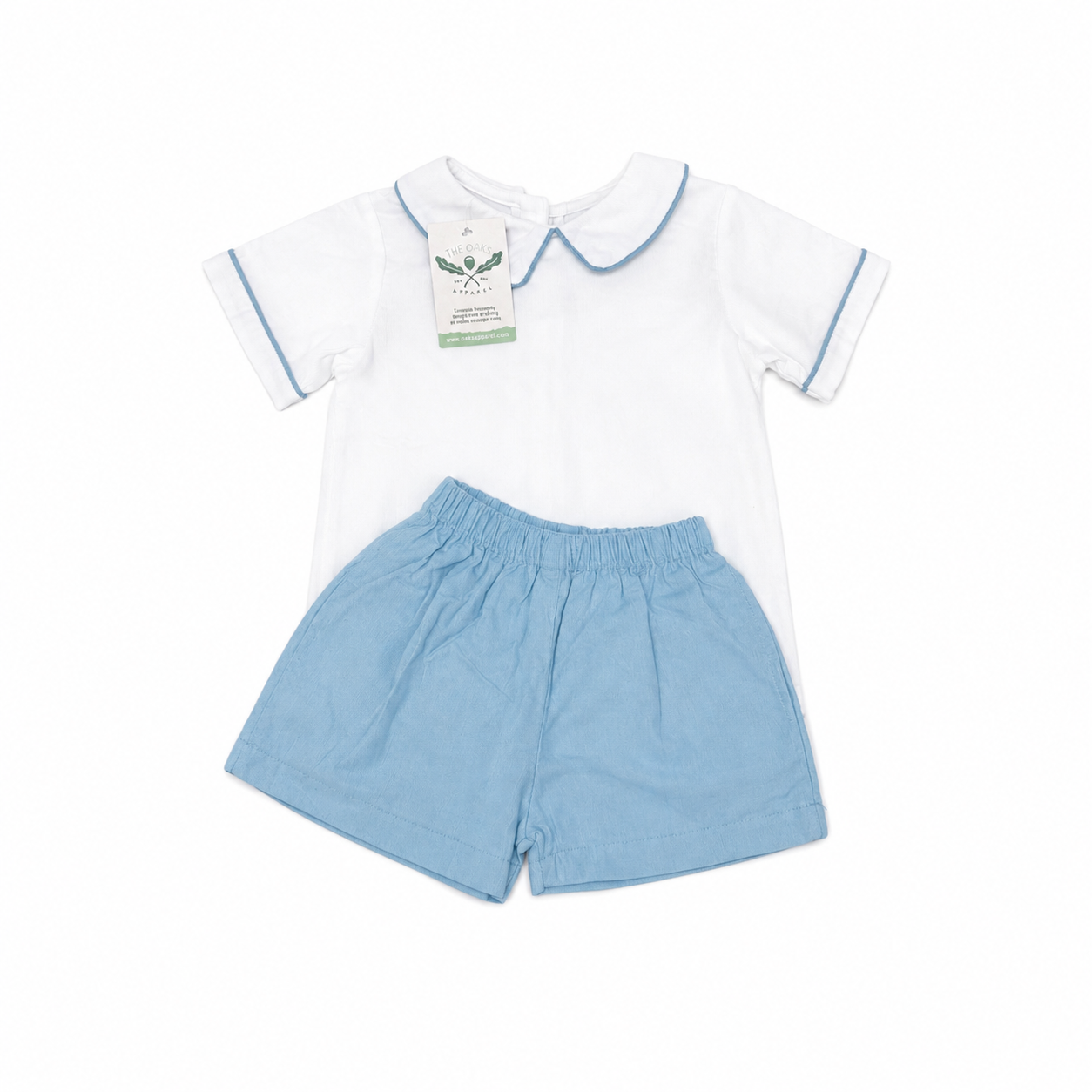 2T The Oaks John Blue Cord Short Set