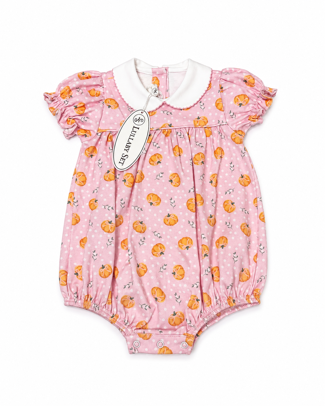 12M Lullaby Set Pink Bow Knit Bubble
