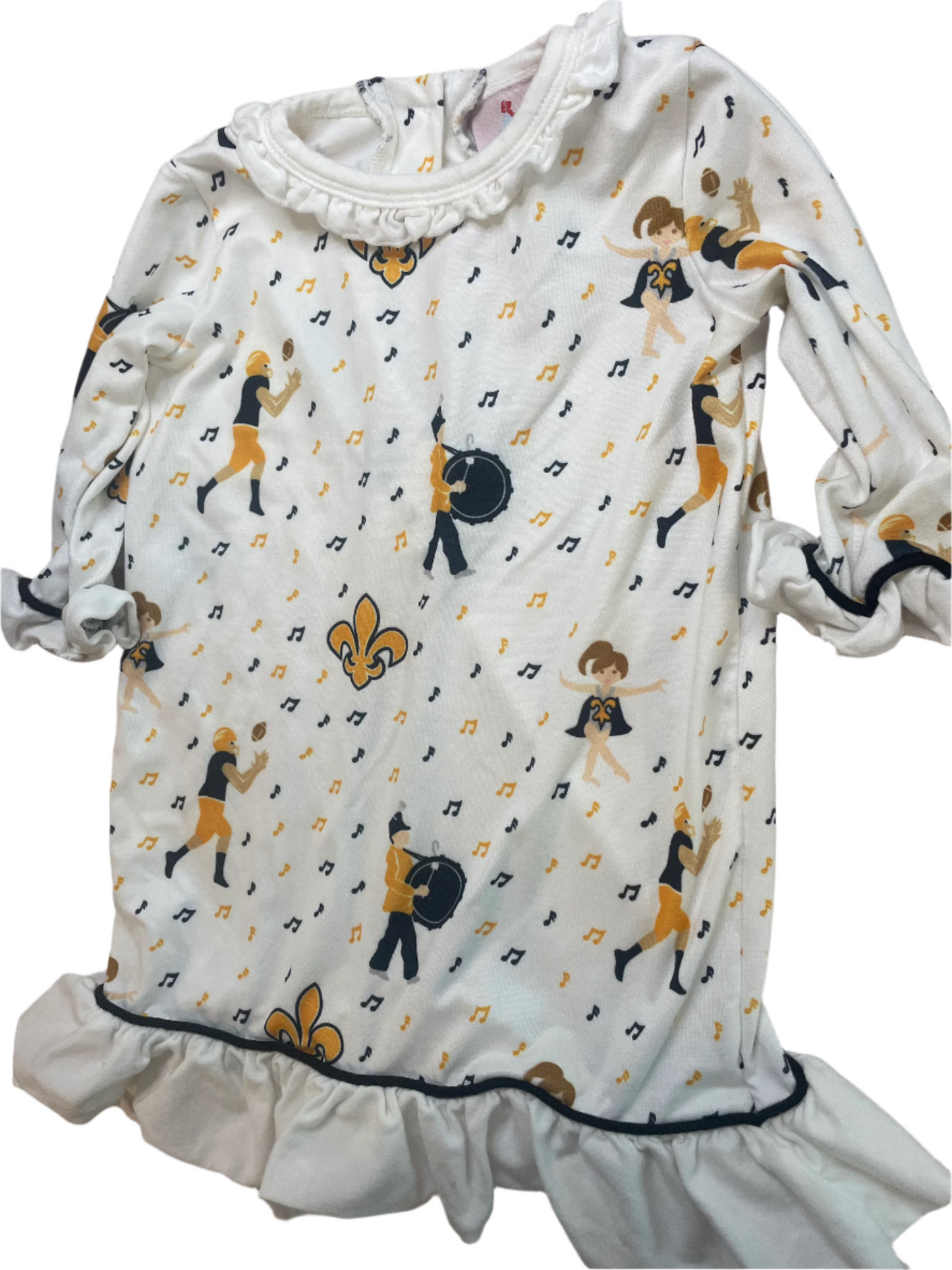 Sz 6M Little LOUANNE Saints Marching Night Gown