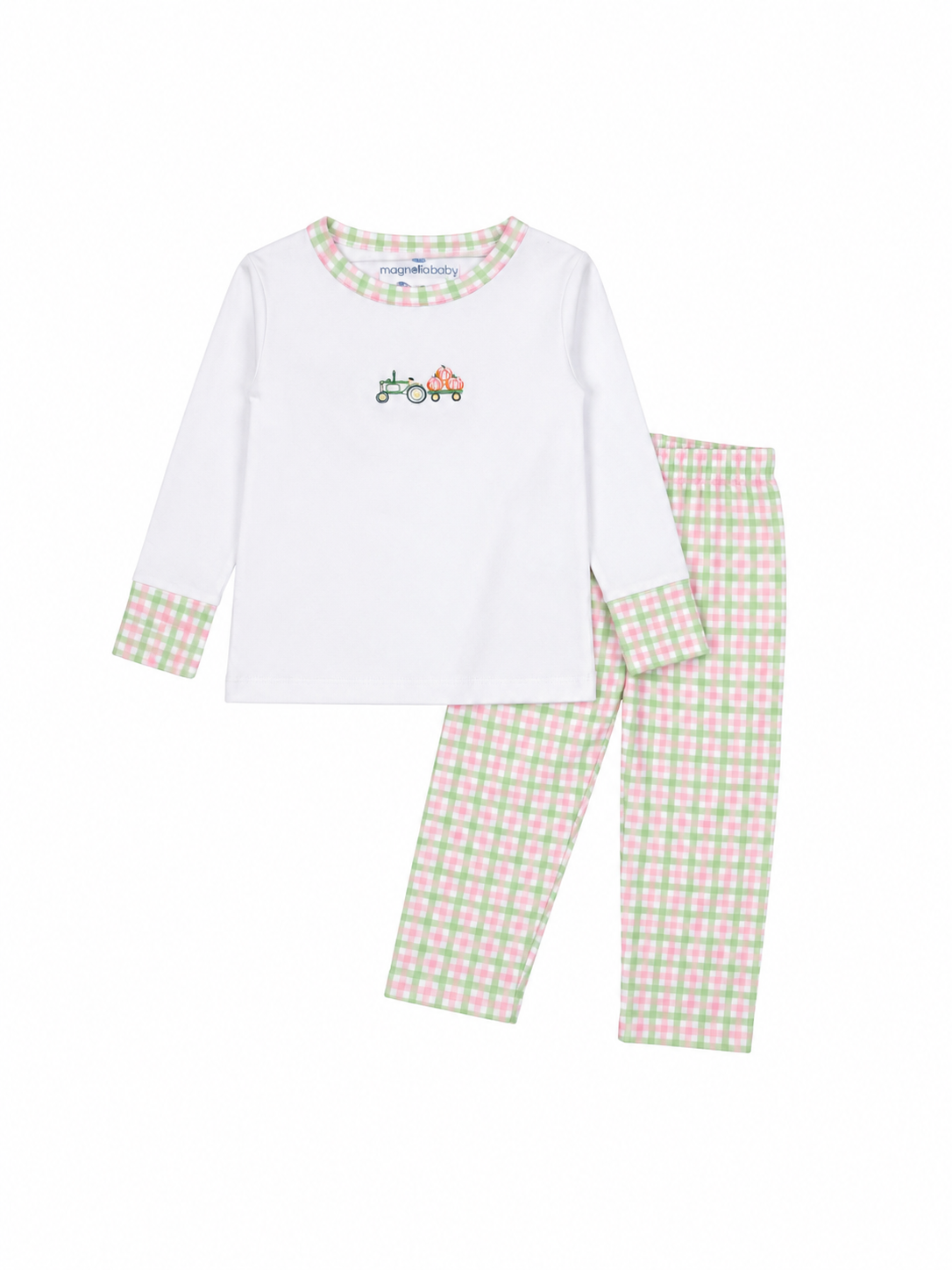 5/6 Magnolia Baby Pink Village Pumpkin Pajama Set
