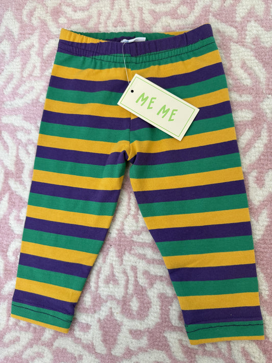 6M Me Me Mardi Gras Leggings